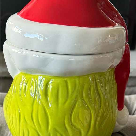 COPY - DR SEUSS THE GRINCH CHRISTMAS HOLIDAY COOKIE JAR NEW - Picture 5 of 7